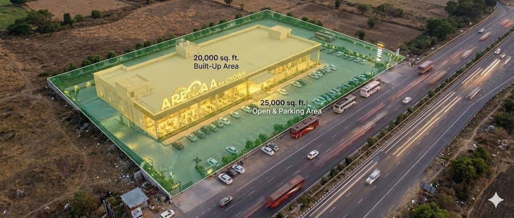 ARENAA Exterior Night